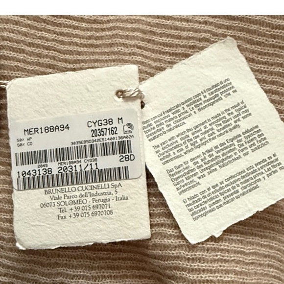 Brunello Cucinelli Taupe Knit Long Sleeve Garment Dress - Brand New with Tags - Picture 10 of 15